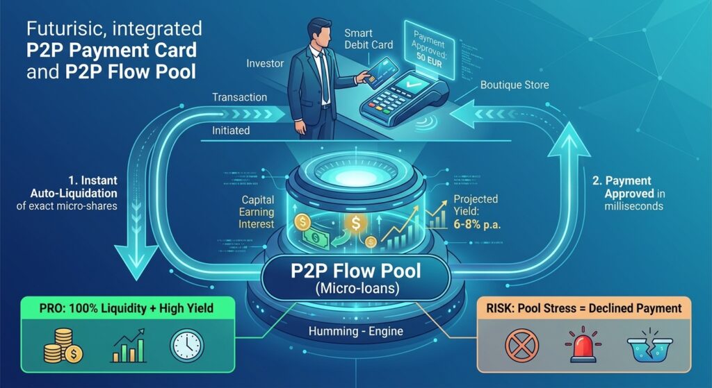 P2P Flows platební karta